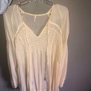 Flowy cream Free People Dress